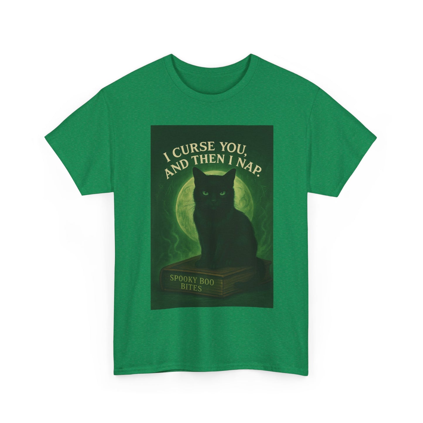 Spooky Cat T-Shirt, Whimsical Pet Lover Wear, Halloween Gift, Cat Mom Tee, Fun Nap Themed Shirt
