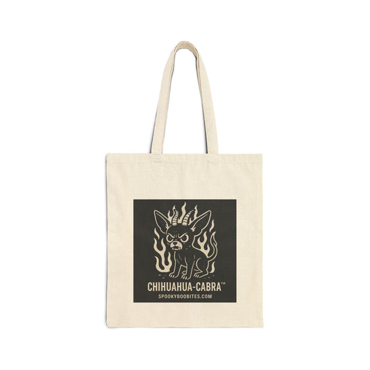 Chihuahua-Cabra Graphic Tote Bag | Eco-Friendly Shopping Bag, Pet Lover Gift, Casual Carryall, Unique Art Tote