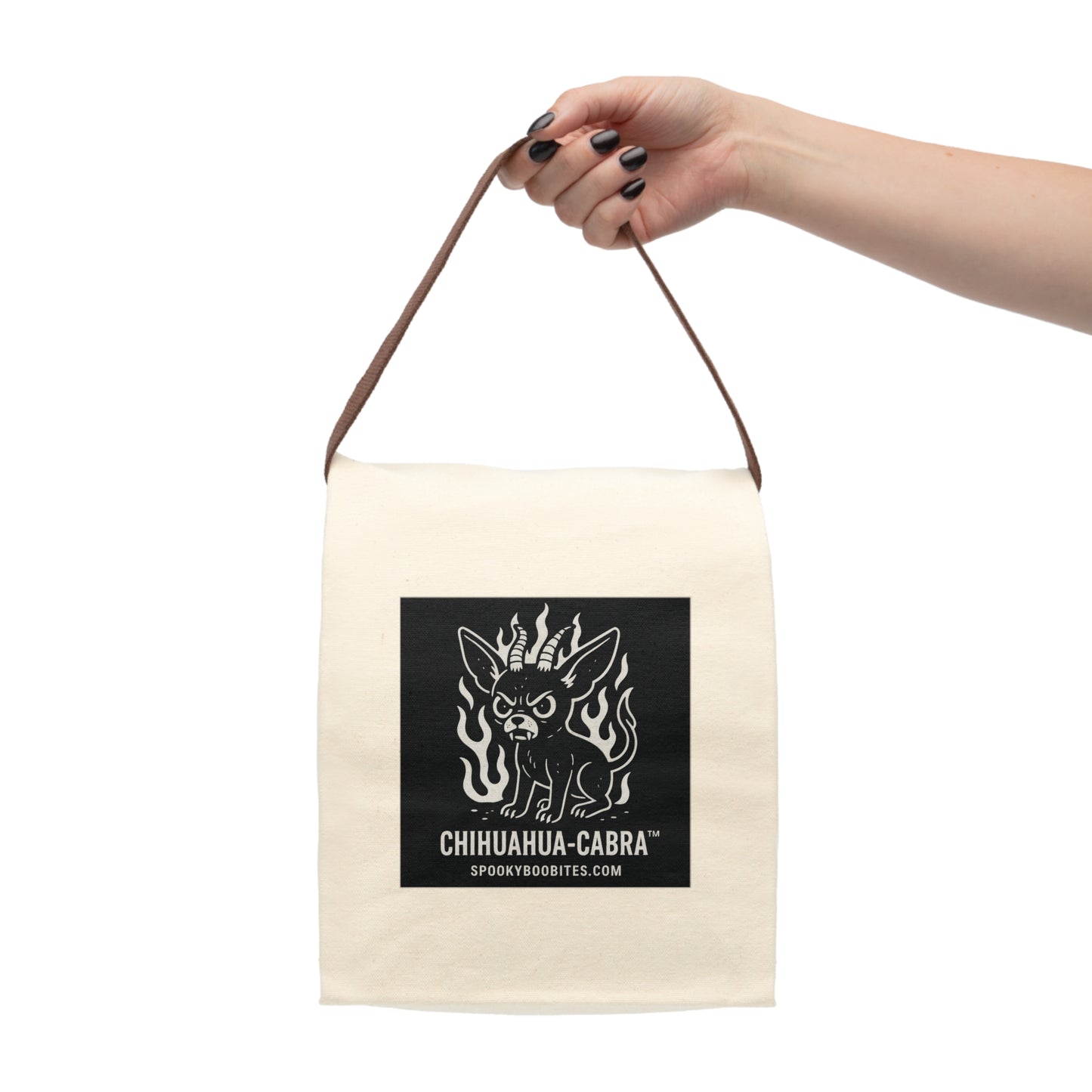 Quirky Canvas Lunch Bag with Strap - Perfect for School, Work, Picnics, Gifts, and More!
